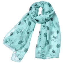 new arrival sale long printed scarf muslim woman new style hijab dubai printed Elephant scarf